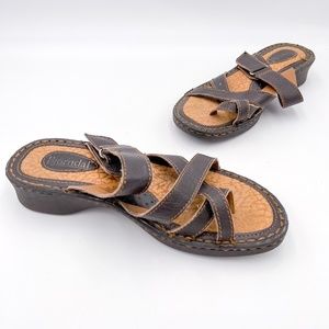 Bjorndal Leather Strap velcro Sandals size 9M